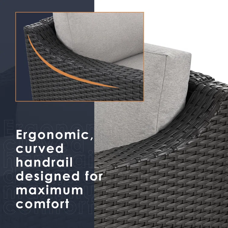 5 - Person Outdoor Seating Group with Cushions