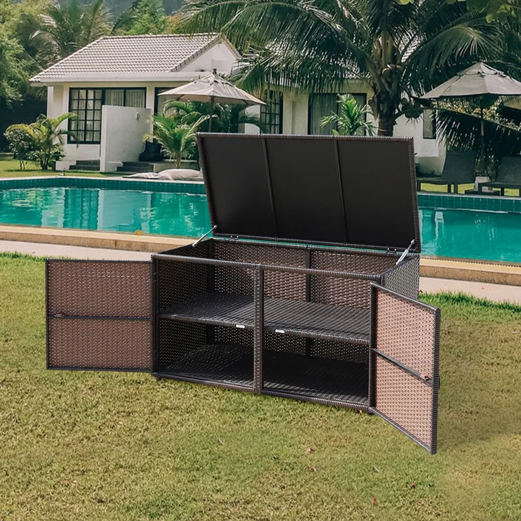 Calorful Gallon 45'' W 88 Gallons Water Resistant in Brown