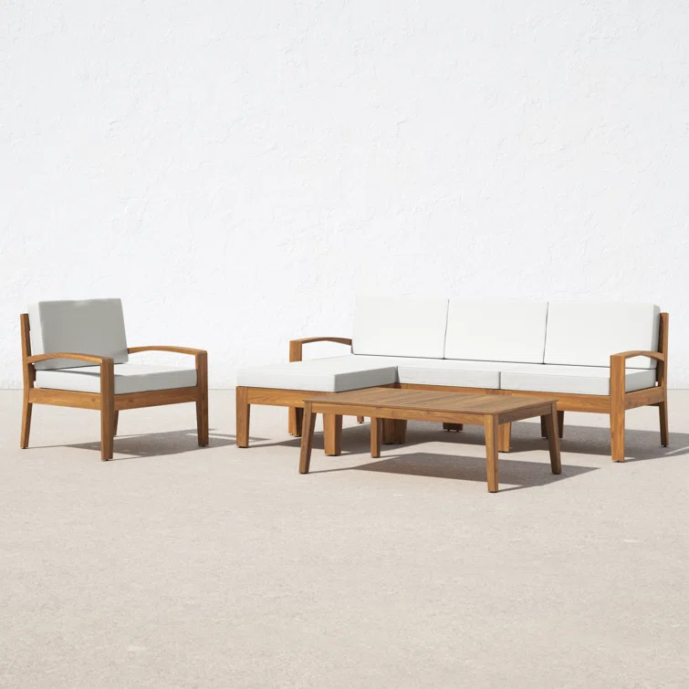 Penrock 5 - Person Outdoor Seating Group with Cushions