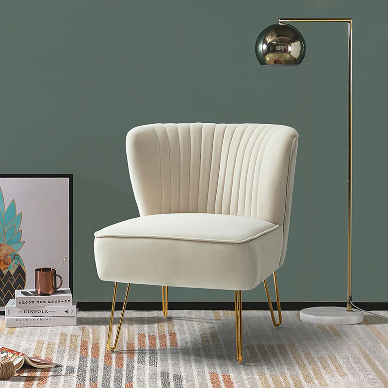 Ainhoa Velvet Tufted Back Side Chair