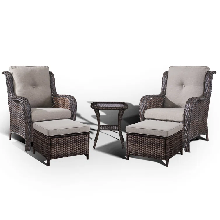 Carolina 2 - Person Outdoor Seating Group with Cushions