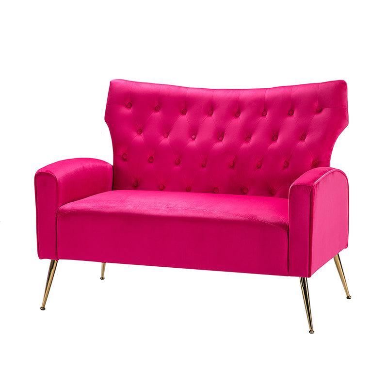 Amira Velvet 3-Piece Living Room Set