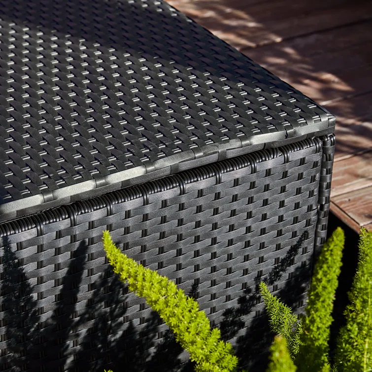 Glitzhome 52.76'' W 140 Gallons Water Resistant Deck Box