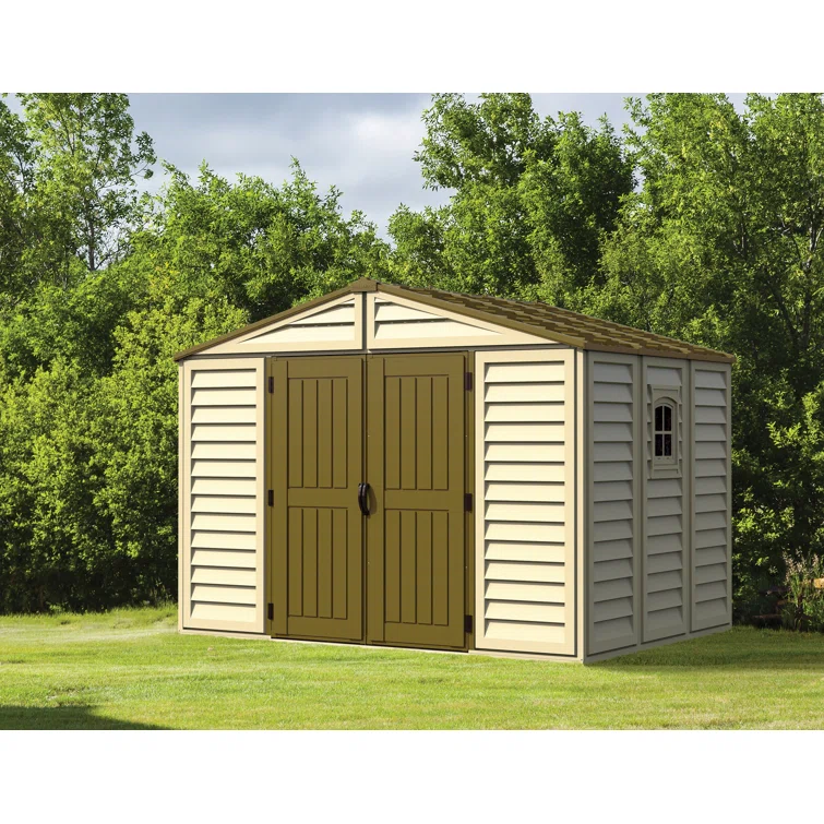 Woodbridge Plus 10.5 ft. W x 8 ft. D Plastic Storage Shed