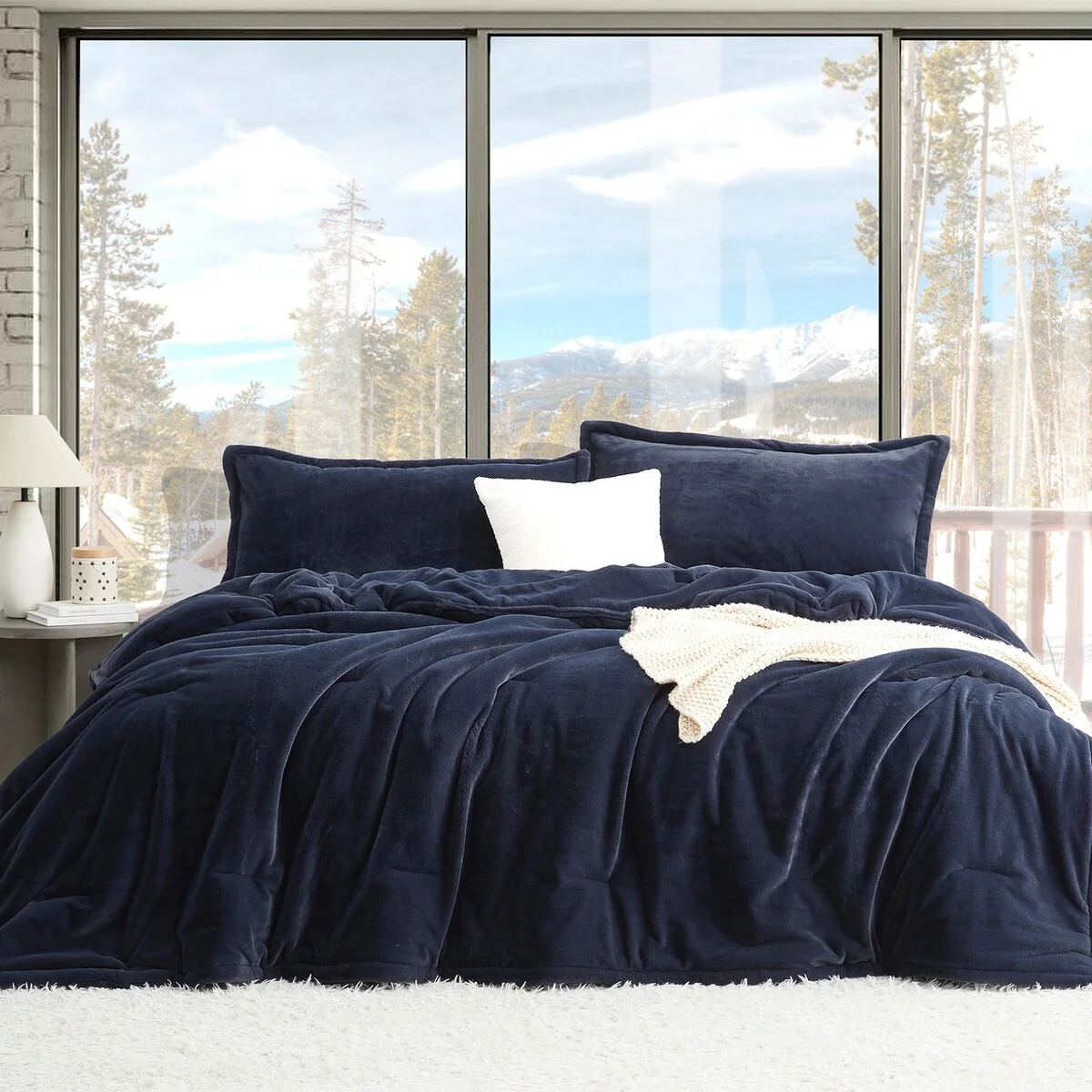 Softer than Soft? - Coma Inducer? Oversized Comforter Set - Blue Nights