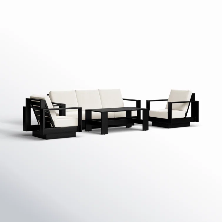 Sterling 4-Piece Outdoor Seating Group with Sunbrella Cushions