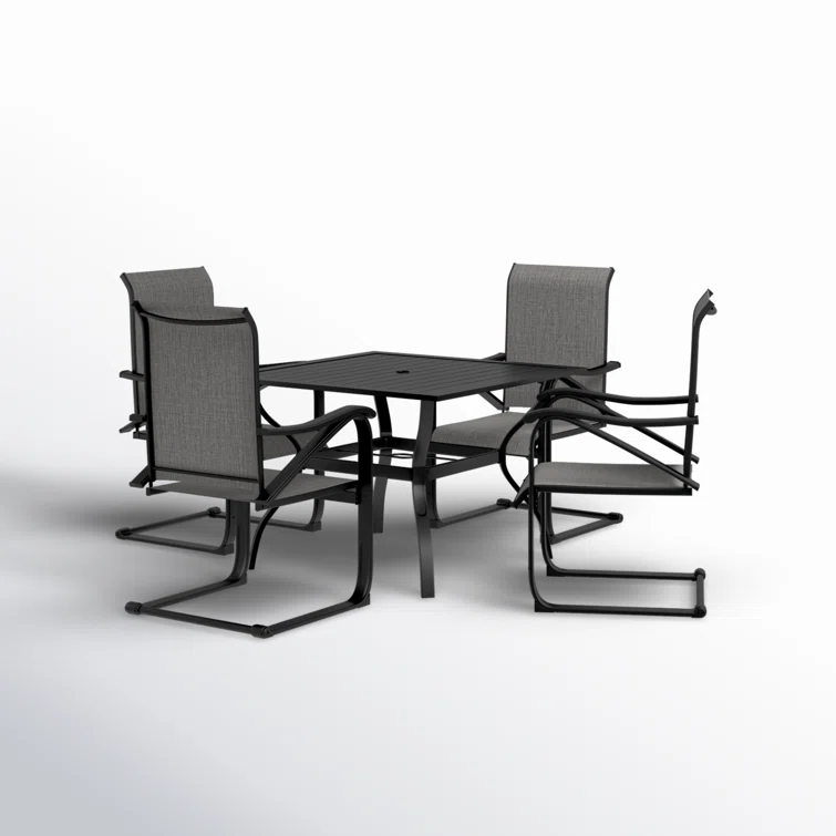 Bavan 4 - Person Square Outdoor Dining Set