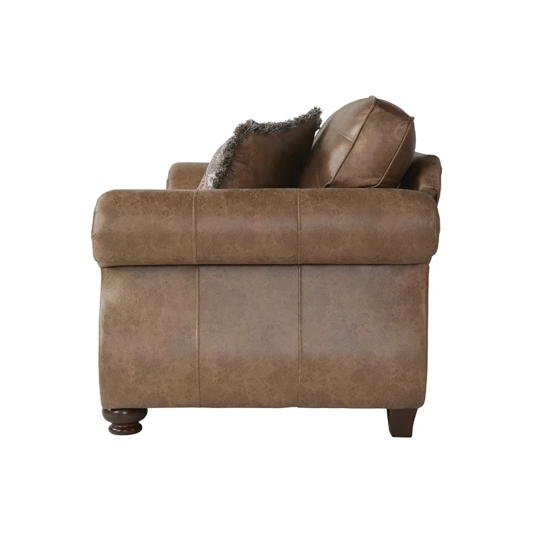 Claycomb 69'' Faux Leather Loveseat