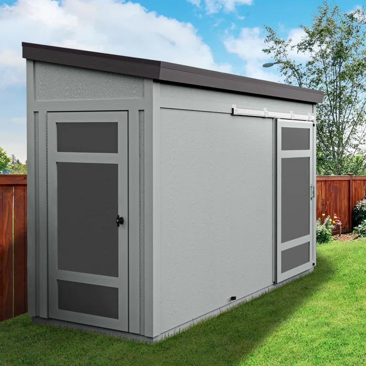 Cambria 10 ft. W x 4 ft. D Wood Lean-To Storage Shed