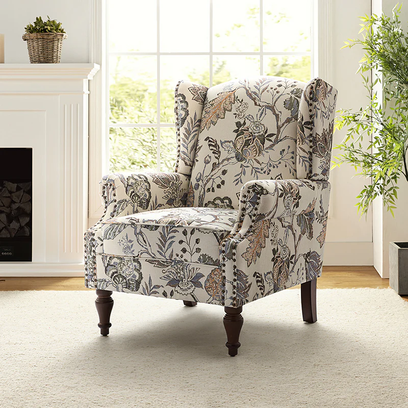Felix Armchair with Spindle Legs