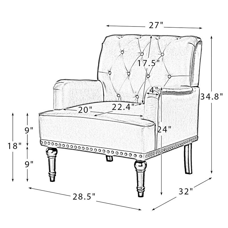 Santuzza Vegan Leather Armchair