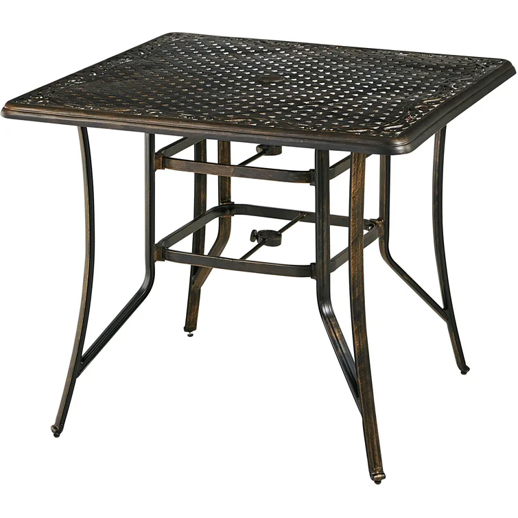 Mikenzy 4 - Person Square Outdoor Dining Set with Cushions