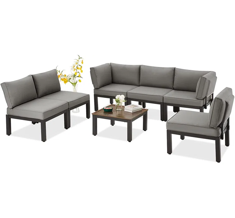 6 - Person Outdoor Seating Group with Cushions