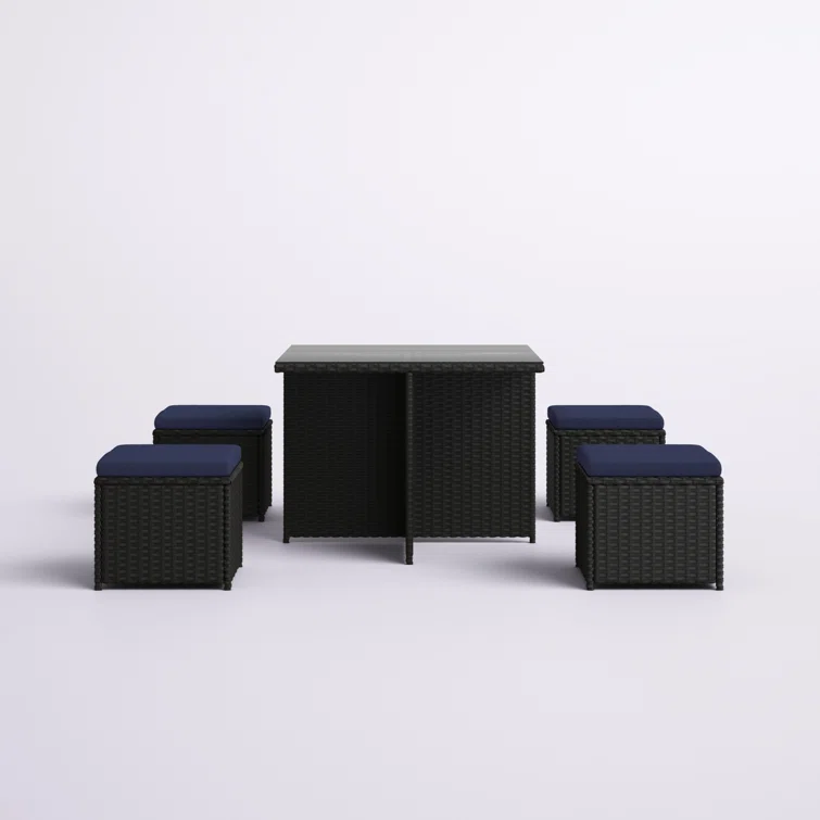 Outdoor Dining Set with Cushions