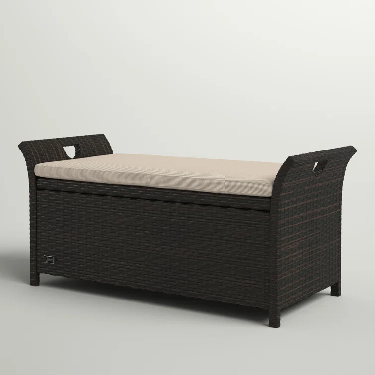 Hunsberger Wicker Outdoor Bench