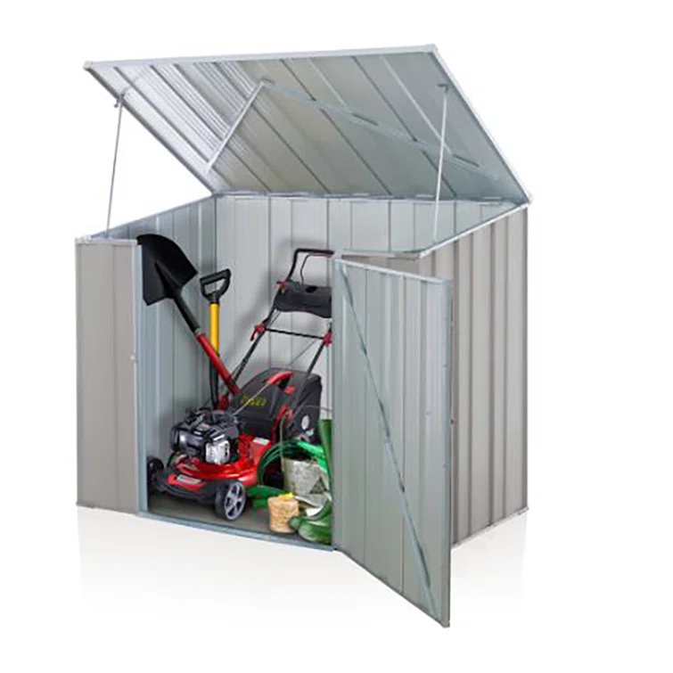 True Buildings 6 ft. W x 4 ft. D Outdoor Metal Garden/Backyard Storage Shed