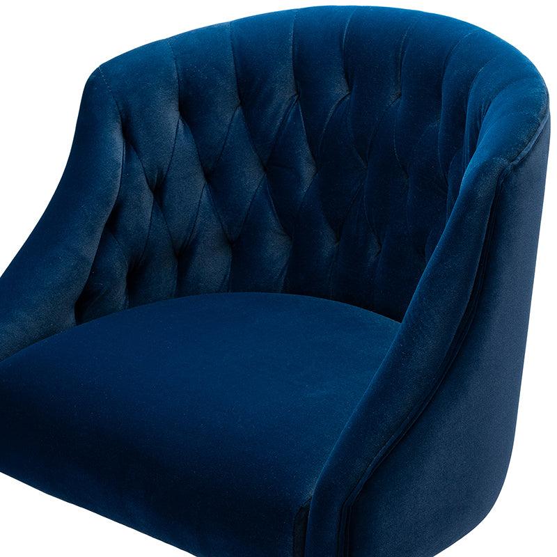 Penelope Velvet Tufted Office Chair