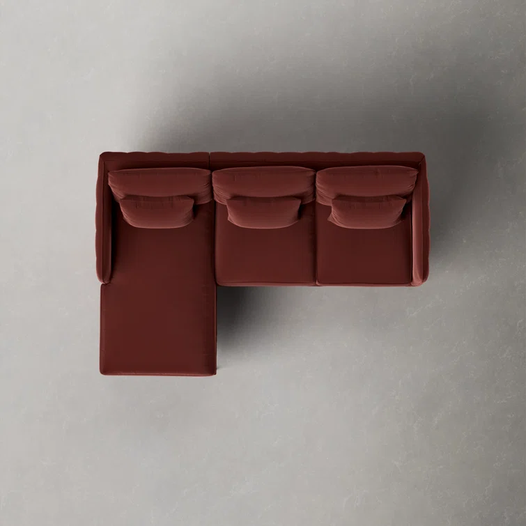 Rae 2 - Piece Velvet Sectional