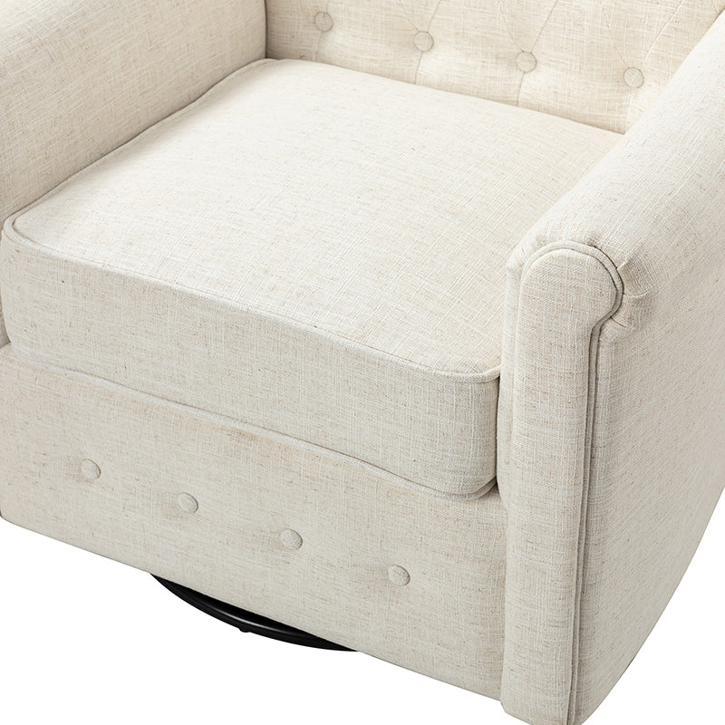 Gwendolyn Upholstered Swivel Armchair