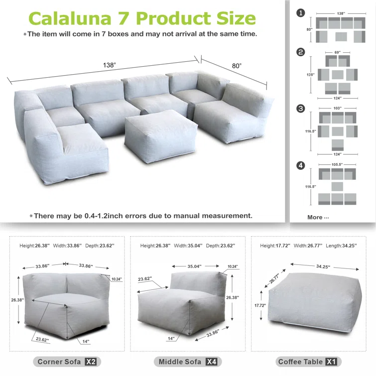 Lavoski 6 - Person Outdoor Seating Group