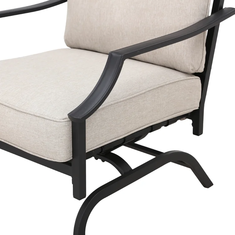 Metal 5 - Person Sofa Seating Group with Cushions
