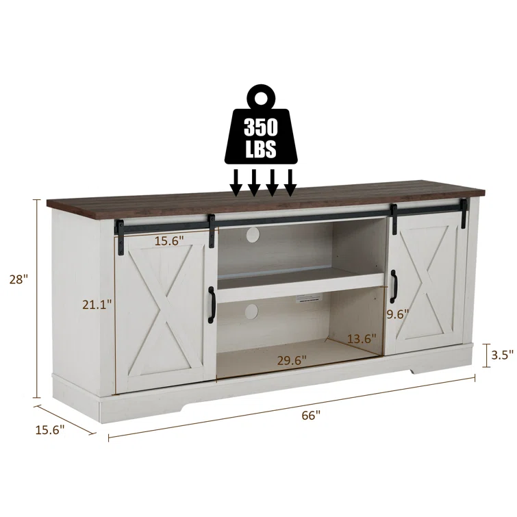Allen TV Stand for TVs up to 75