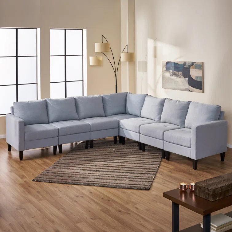 Swick 7 - Piece Upholstered Sectional