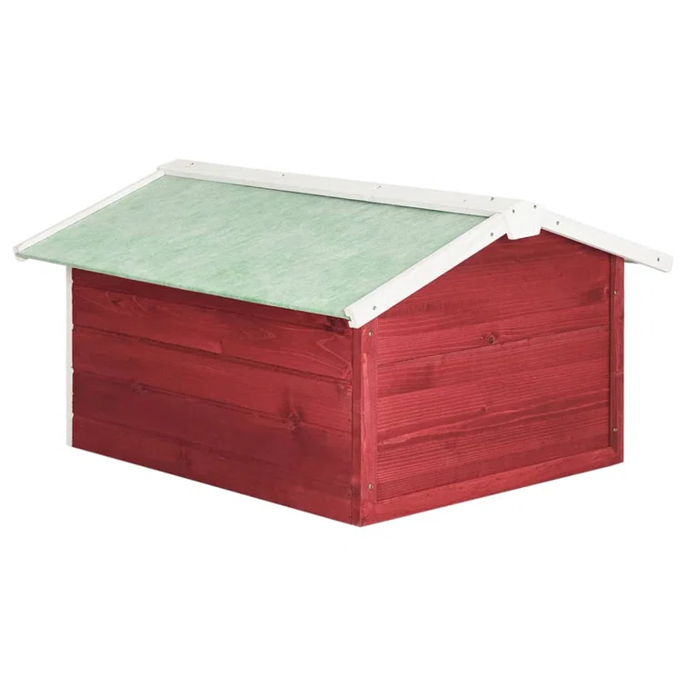 VidaXL Lawnmower Shed Automower Cover Patio Robot Mower Shelter Solid Firwood