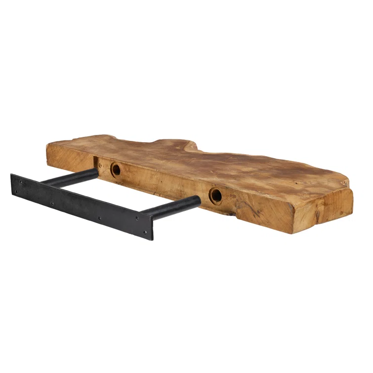 Loredana 8'' W Solid Wood Shelving Unit