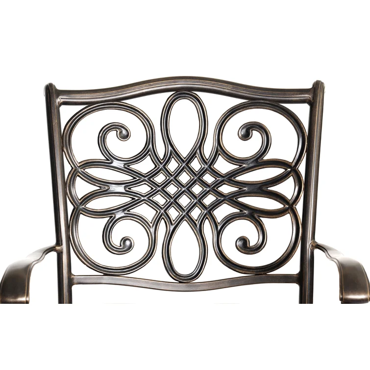 Carleton 4 - Person Round Outdoor Dining Set with Cushions