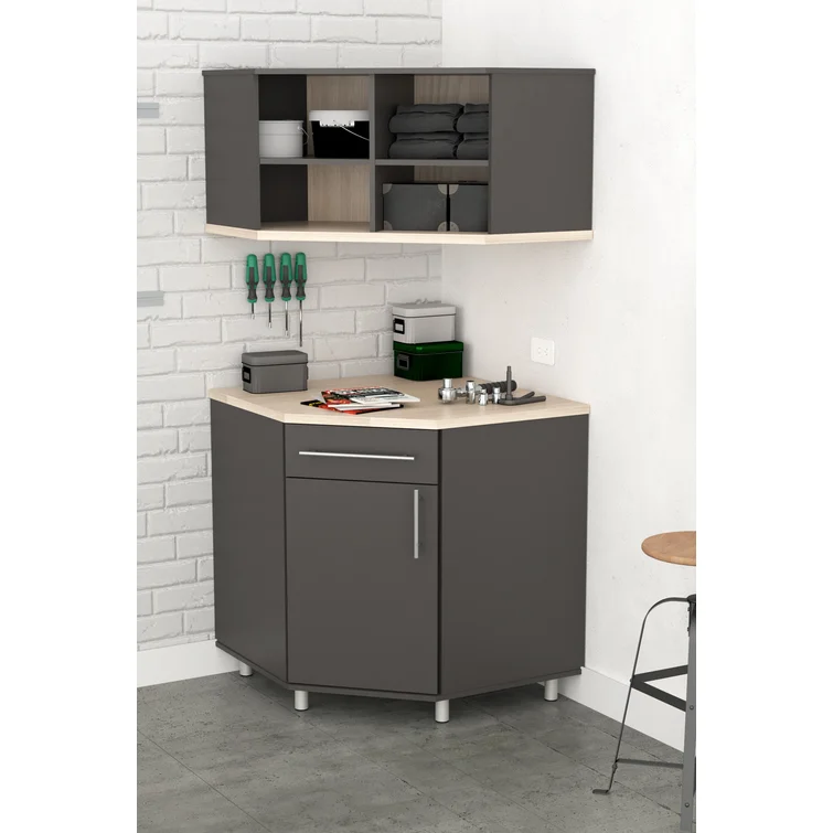 Jezelle Single Storage Cabinet ( 34.6'' H x 31.5'' W x 31.5'' D)