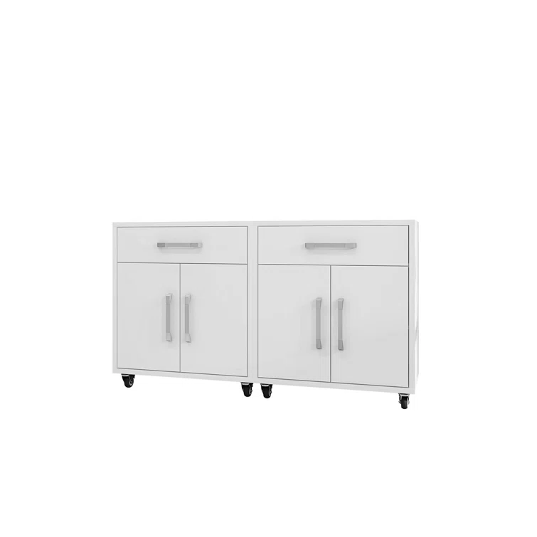 Aseem 2 Piece Single Storage Cabinet ( 34.41'' H x 56.7'' W x 17.72'' D)<!-- --> <!-- -->(Set of 2)