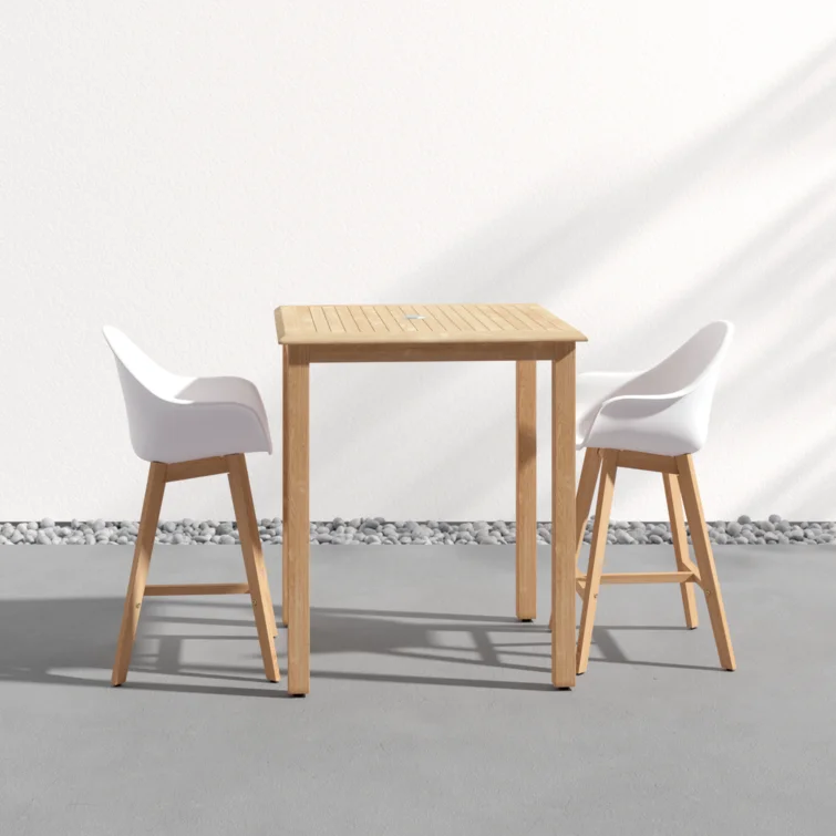 Anautica 2 - Person Square Outdoor Dining Set
