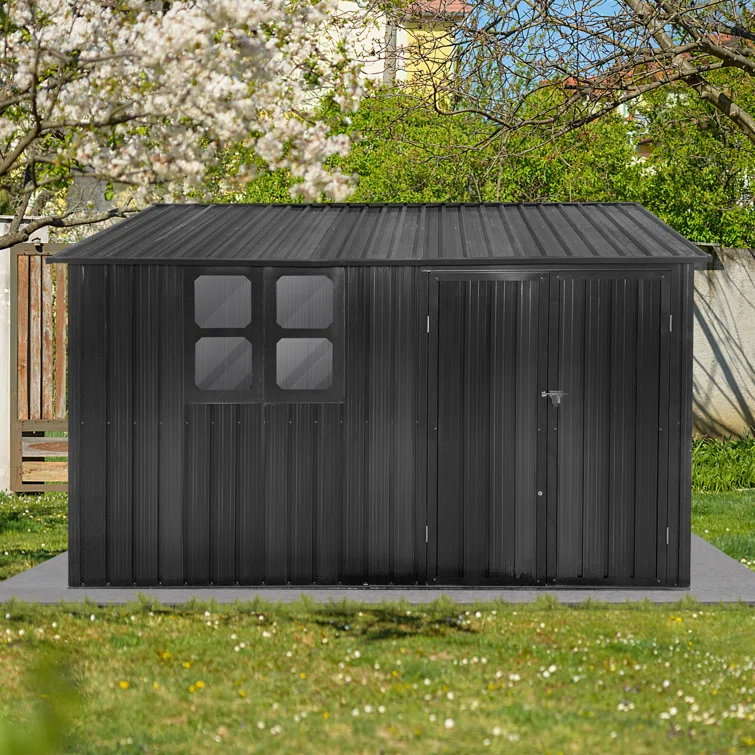 Burton 10 Ft. W X 8 Ft. D Metal Tool Shed