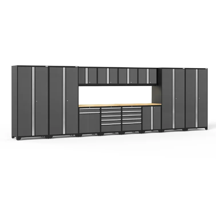 Pro Series 84.75'' H x 256'' W x 24'' D Garage Storage Cabinet Set