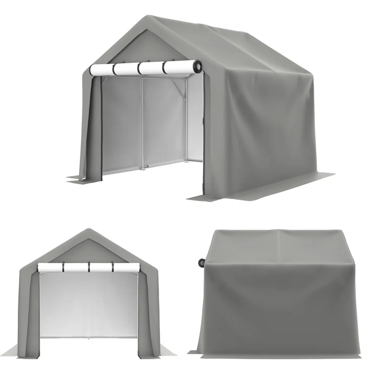 8 Ft. W x 8 Ft. D Portable Storage Shed Tool Shed