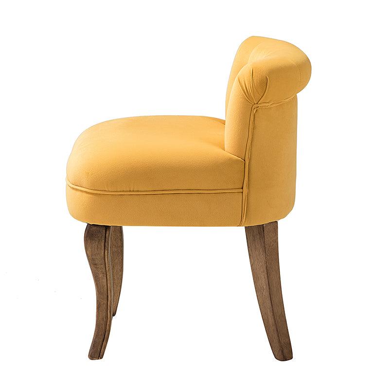 Moises Velvet Vanity Stool