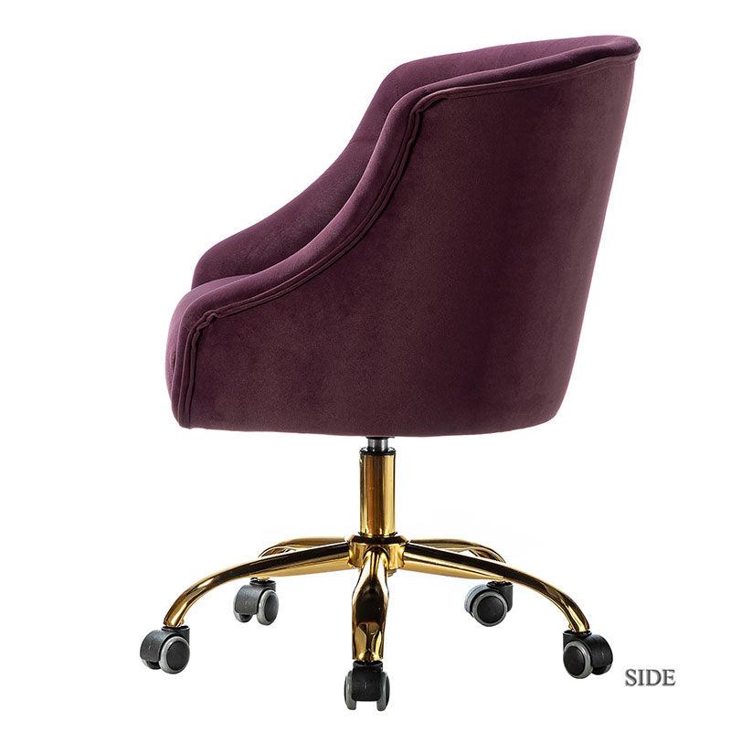 Penelope Velvet Tufted Office Chair