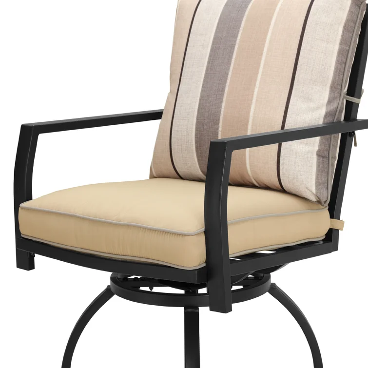Adolphus 2 - Person Square Outdoor Dining Set with Cushions