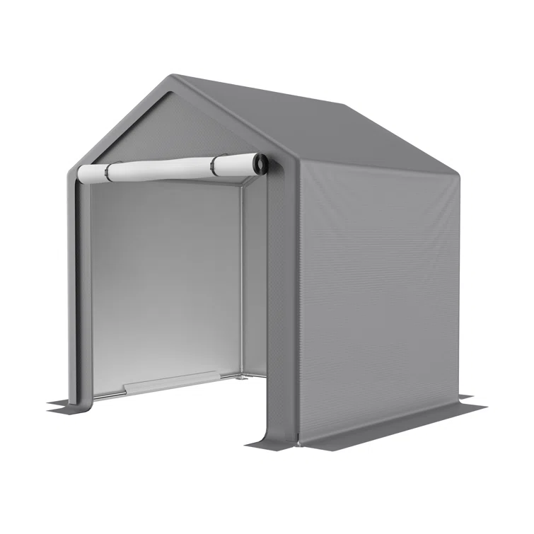6 Ft. W x 6 Ft. D Portable Storage Shed Garbage Shed