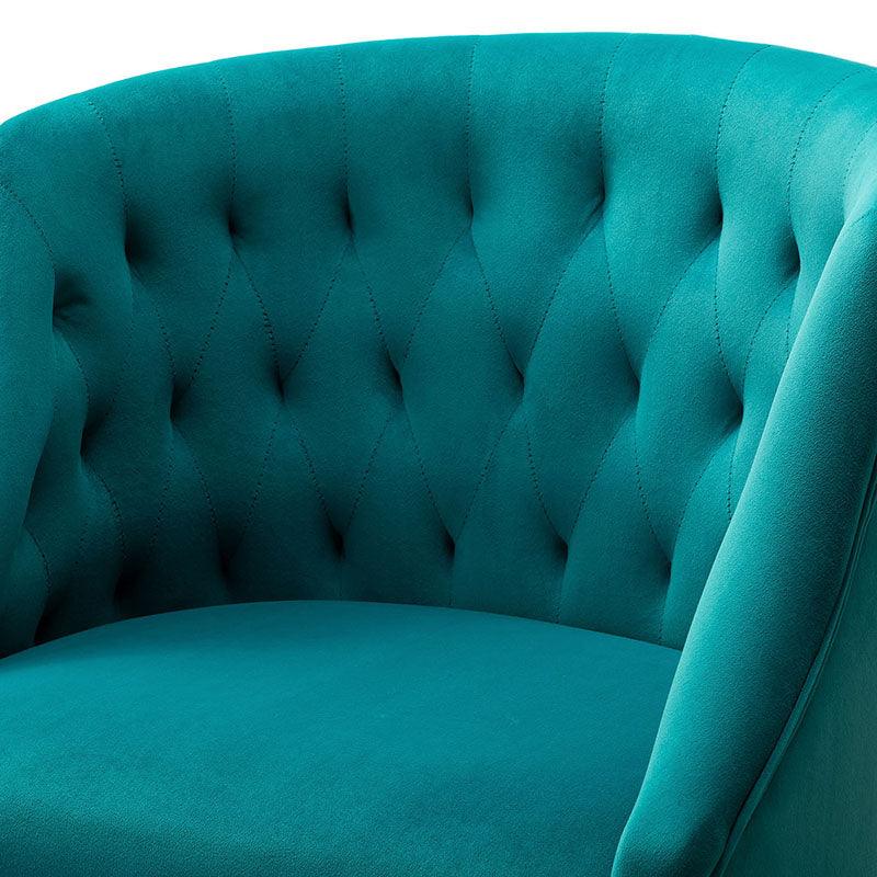Penelope Velvet Tufted Office Chair