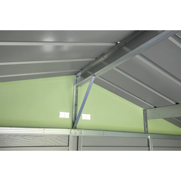 10 ft. W x 12 ft. D Metal Storage Shed
