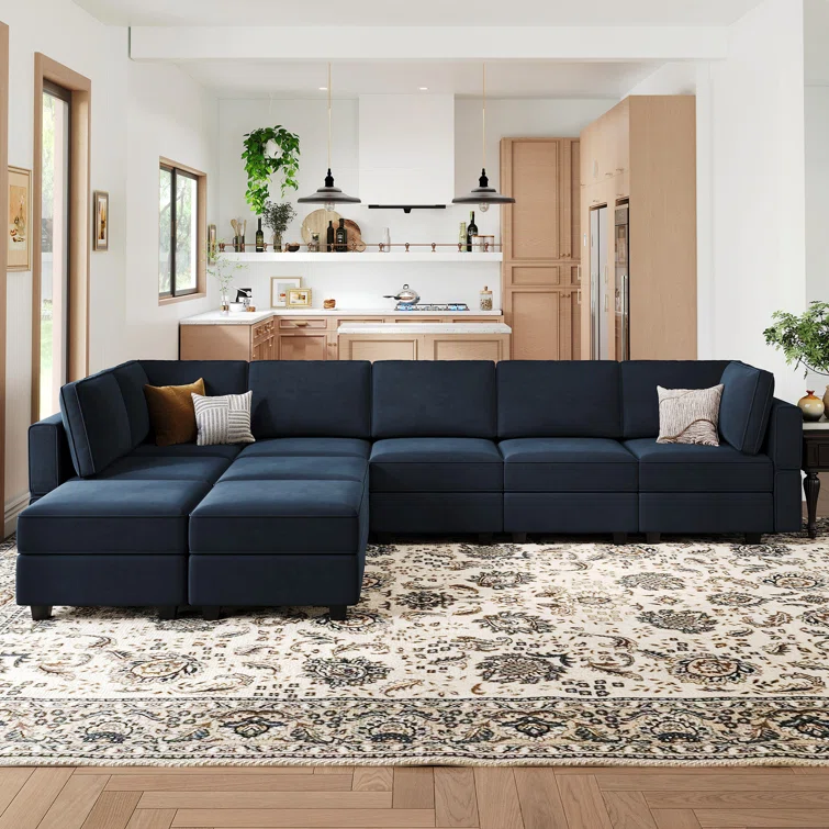 Wylodene 9 - Piece Upholstered Reclining Sectional