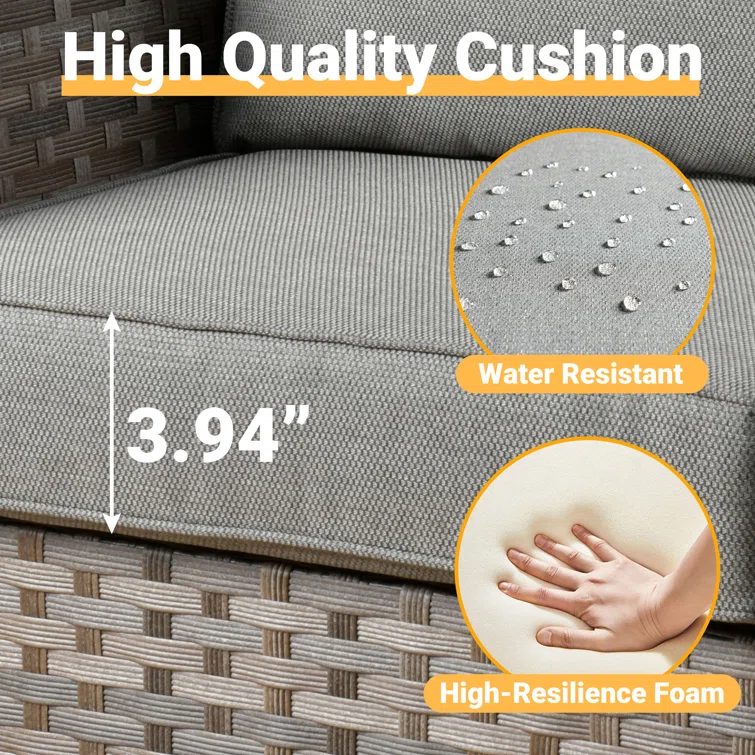 Cassville 6 - Person Outdoor Seating Group with Cushions