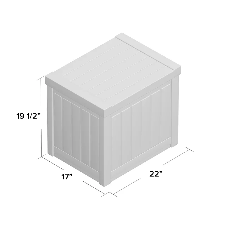 Suncast 22 Gallons Water Resistant Resin Deck Box