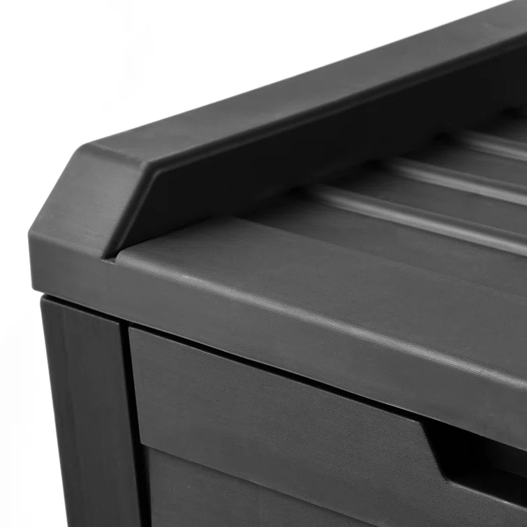 Freeport Park® Croce 22'' W 31 Gallons Water Resistant Resin Lockable Deck Box