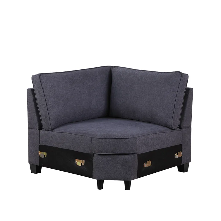 Adur 124" Wide Left Hand Facing Modular Corner Sectional