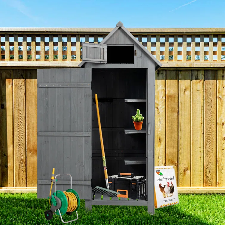 3 ft. W x 2 ft. D Tool Shed