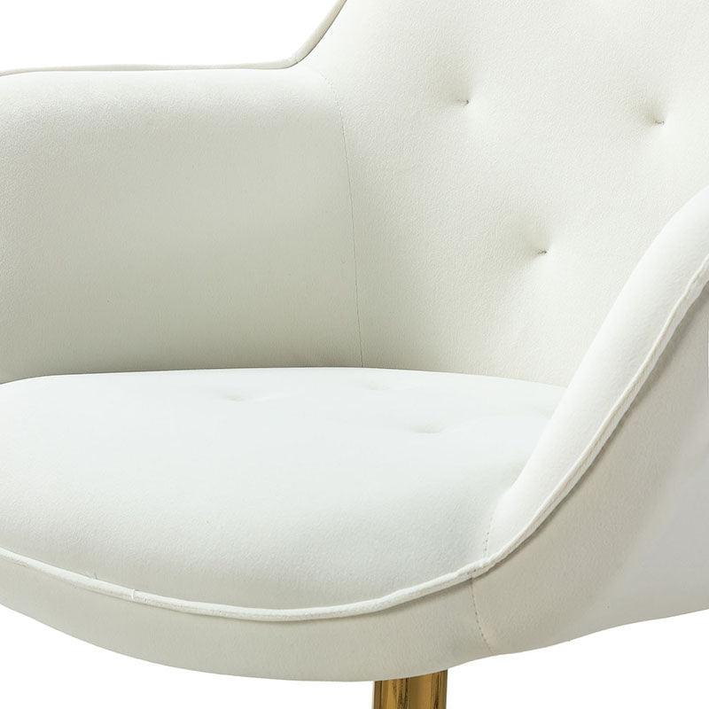 Jovida Velvet Tufted Office Chair
