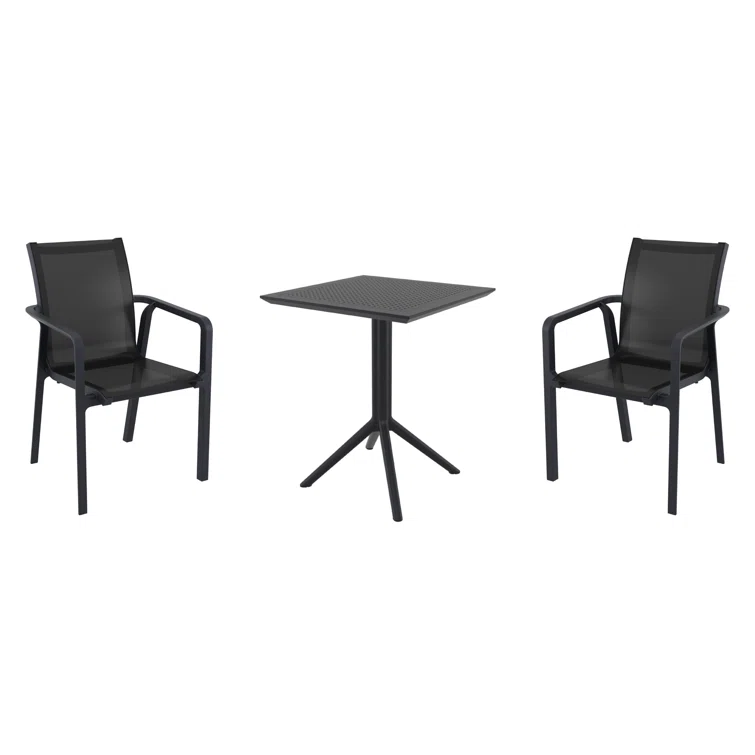 Farrah 2 - Person Square Outdoor Dining Set